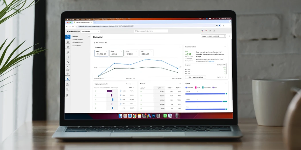 Microsoft Advertising-interface.
