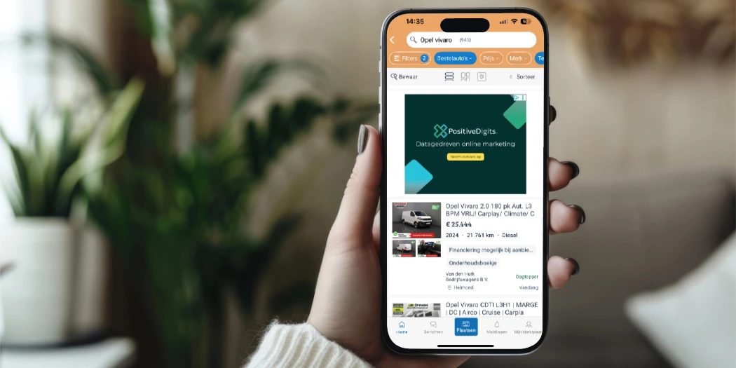 Display advertising op het Google Display Netwerk.