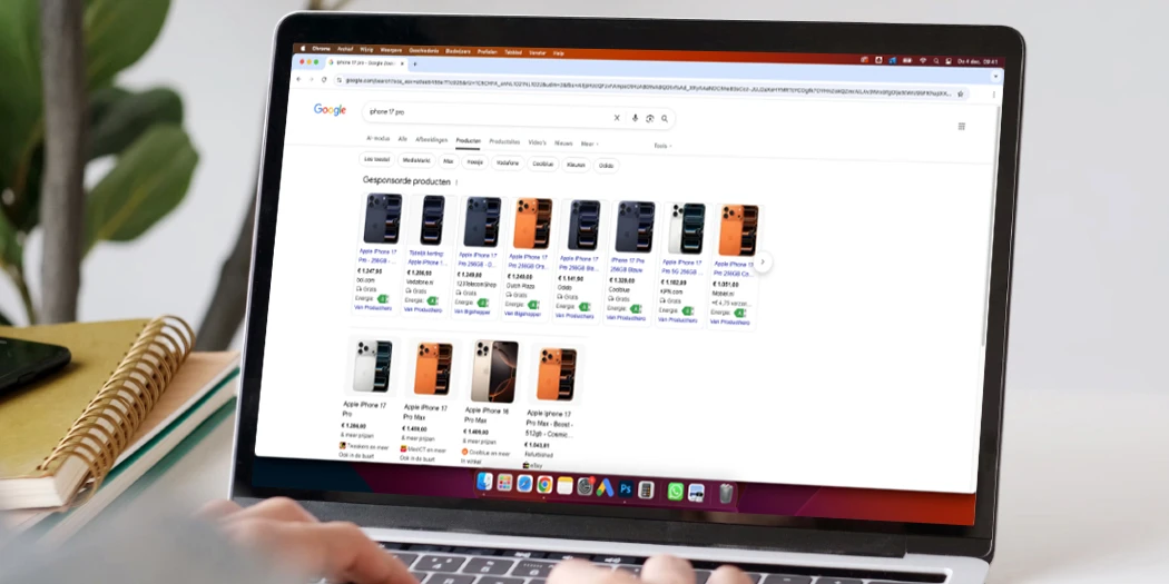 Google Shopping-advertenties.